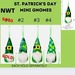 🌈🍀NWT~MINI St. PATRICKS DAY Gnomes🍀